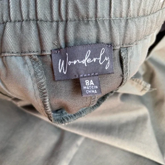 Wonderly Women's Elastic Waistband Straight Leg Pants - Picture 4 of 11